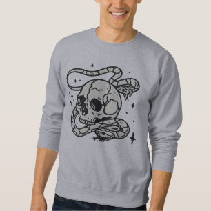 Sudadera Calavera Y Serpiente