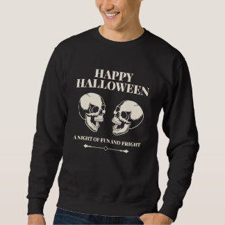 Sudadera Calaveras Riéndose Spooky Feliz Halloween