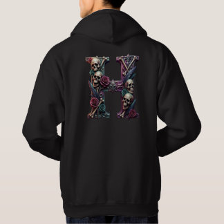 Sudadera Calaveras y Flores H