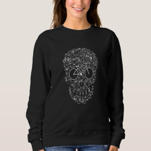 Sudadera Calavero en bicicleta