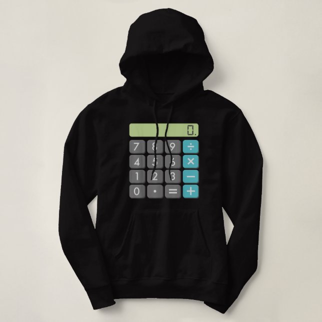 Sudadera Calculadora Halloween Costume Shirt Math Geek Guay (Diseño del anverso)