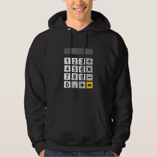 Sudadera Calculadora Matemática Vestido De Fancia Y Carnava