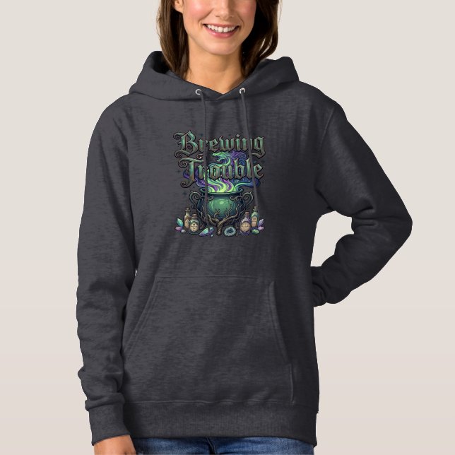 Sudadera Caldero de Dragón de Problemas de Hervir Cristales (Anverso)