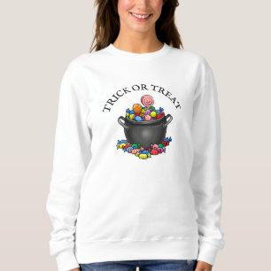 Sudadera Caldero de dulces de truco o trato