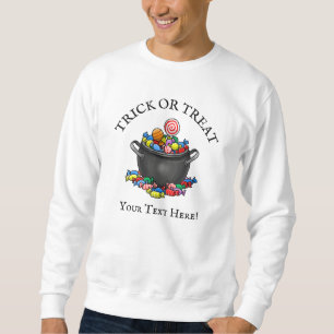 Sudadera Caldero de Truco o Trato de Halloween