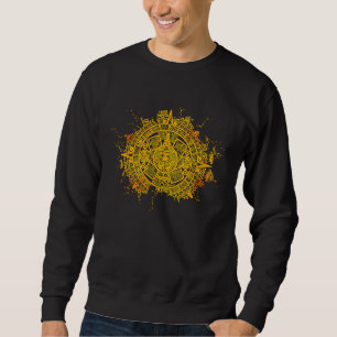 Sudadera Calendario Azteca Mayas Azteca México Historia 4