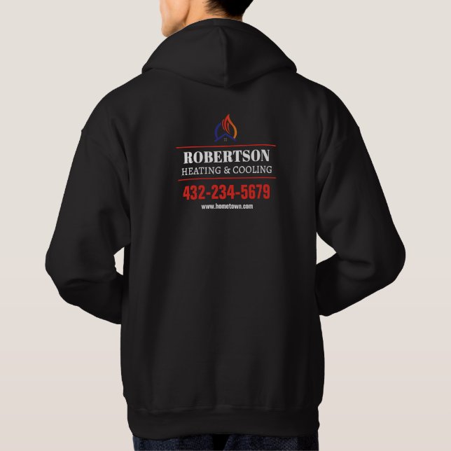 Sudadera Calentamiento Enfriamiento HVAC Profesional (Reverso)