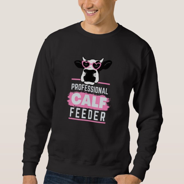 Sudadera Calf Feeder Profesional Fun Fun Farming (Anverso)