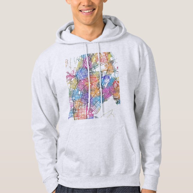 Sudadera Cali Colombia City Map (Anverso)