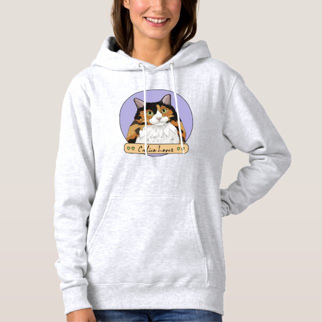 Sudadera Calico Cat Lover (Anverso)