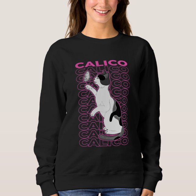 Sudadera Calico Cat Pastel Aesthetic (Anverso)