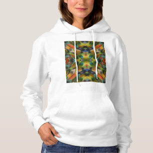 Sudadera calidoscopio de plumas de inseparable