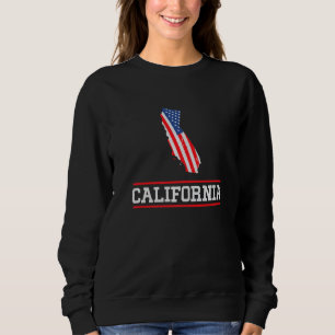 Sudadera California Bandera de Estados Unidos Estados Unido