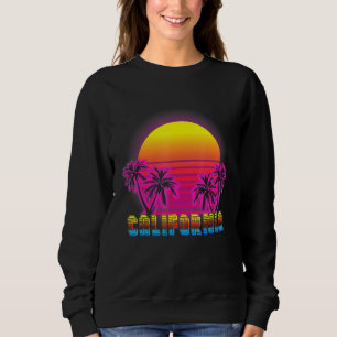 Sudadera California Beach Life Electro Retro Sunset Love Ca