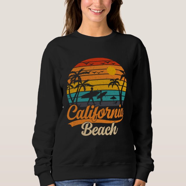 Sudadera California beach surfing USA woman men (Anverso)