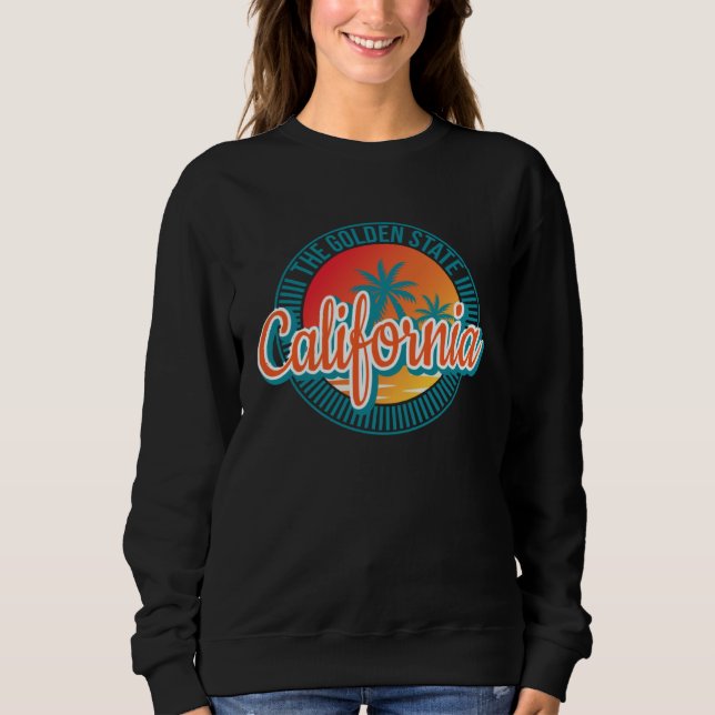 Sudadera California beach surfing USA woman men children  3 (Anverso)
