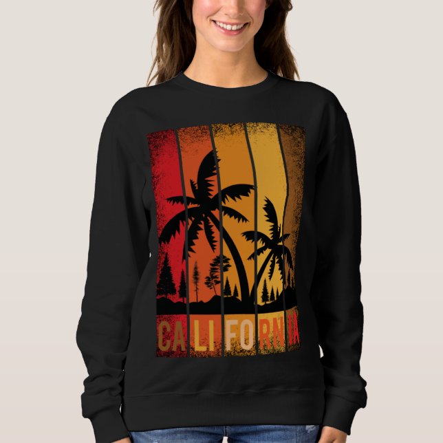 Sudadera California beach USA woman men children (Anverso)