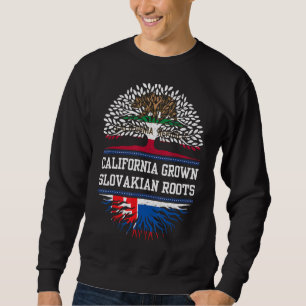 Sudadera California creció con Eslovaquia como raíces eslov
