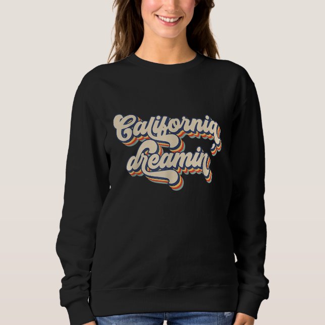 Sudadera California Dreamin' Retro Sunset Venice Beach Summ (Anverso)