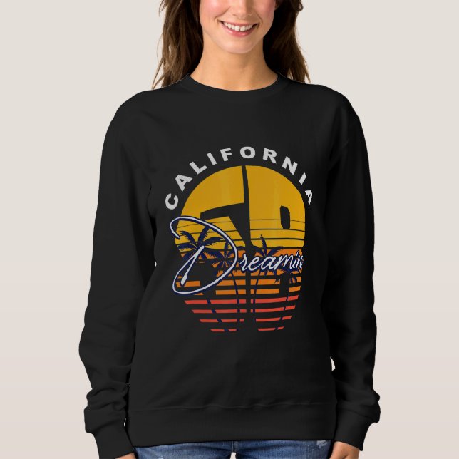 Sudadera California Dreaming Sun Us State (Anverso)