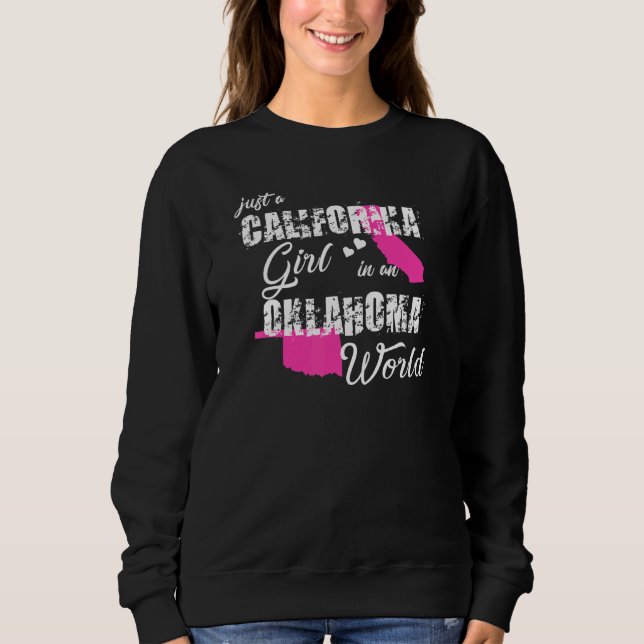 Sudadera California Es Sólo Un Chica De California En Un Ok (Anverso)