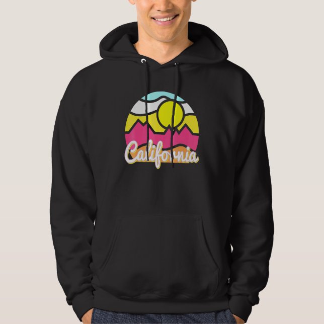 Sudadera California Retro Mountain Sunset Outlife E (Anverso)