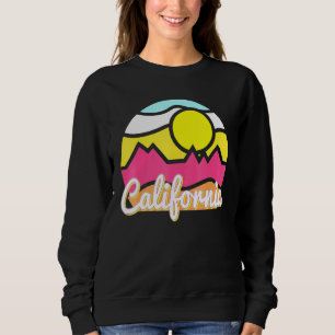 Sudadera California Retro Mountain Sunset Outlife E