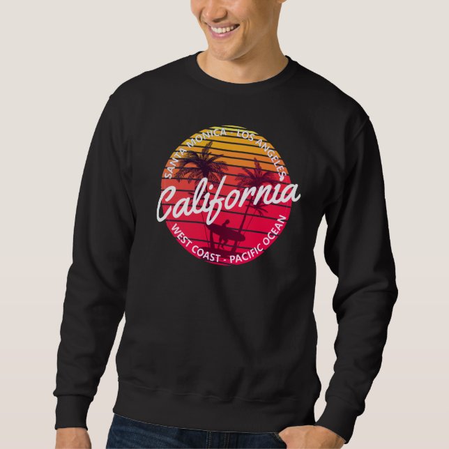 Sudadera California Retro Sunset (Anverso)