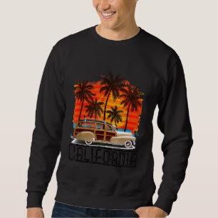 Sudadera California Retro Surf Vintage Woodifer Surfer Dist