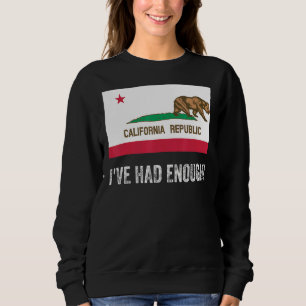 Sudadera California saliendo a la izquierda tenía suficient