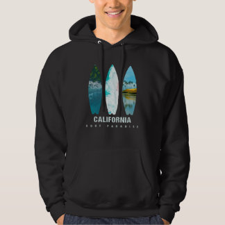 Sudadera California Surf Paradise Pride Vacation Travel Sur