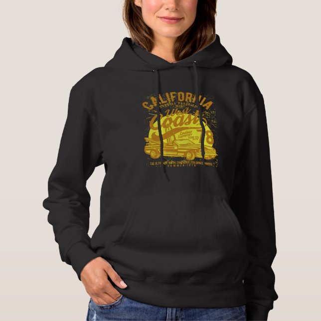 Sudadera California Surfing Paradise  West Coast Since 78 (Anverso)