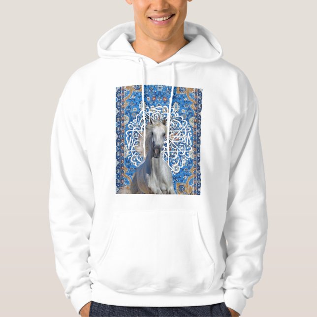 Sudadera caligrafía árabe caballo (Anverso)