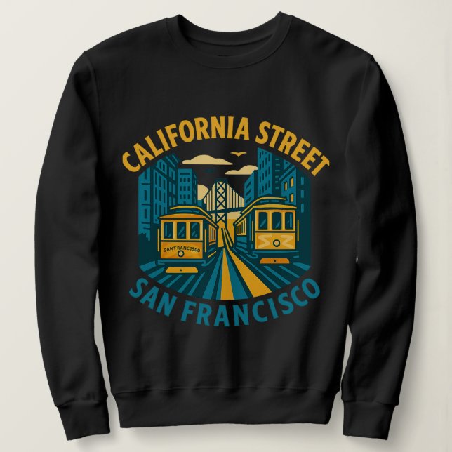 Sudadera Calle California San Francisco (Anverso del diseño)