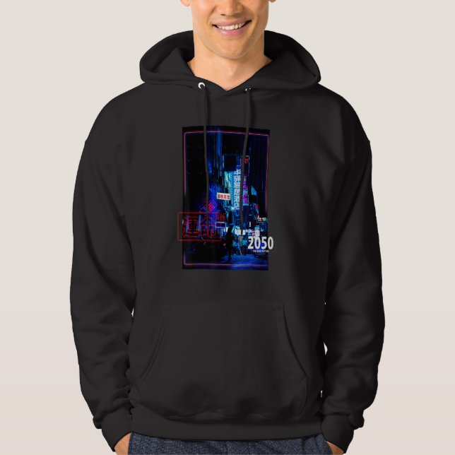 Sudadera Calle Futurista Cyberpunk Lofi (Anverso)