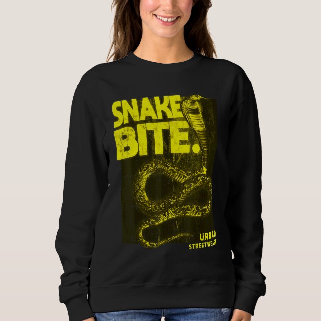Sudadera Calle urbana de serpiente mordida 3 (Anverso)