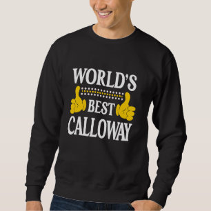Sudadera Calloway Nombre personal Mejor Cal del Mundo