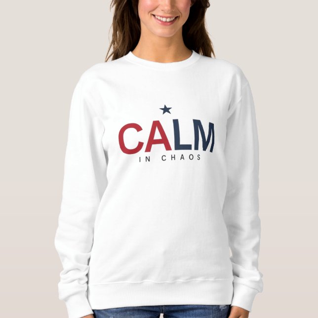 Sudadera Calm in Chaos (Anverso)