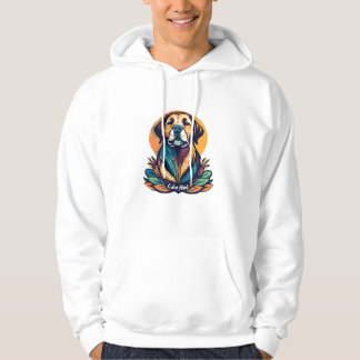 Sudadera Calm Mind Dog Hoodie - Peaceful Spirit Mindful Gif