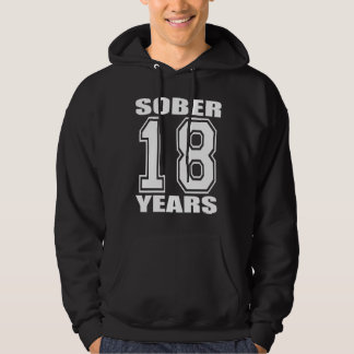 Sudadera Calme 18 años de blanco en oscuridad