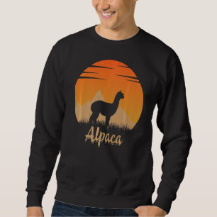 Sudadera Calor De Los Animales De La Alpaca En La Naturalez
