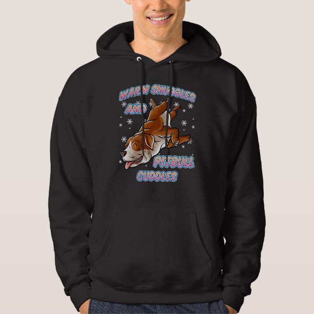Sudadera Calurosas Huevas Y Cachorro De Puppy Pitbull Cudde (Anverso)