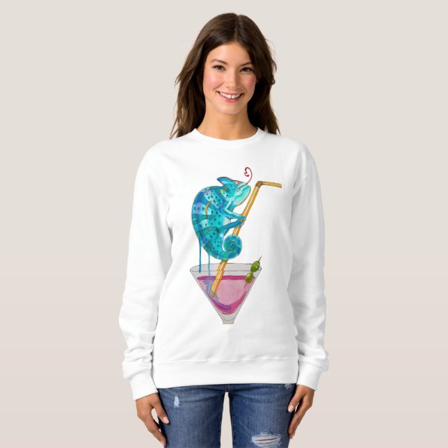 Sudadera camaleón caliente (Anverso completo)