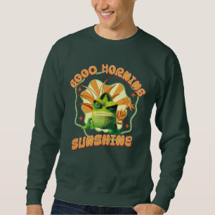 Sudadera Camaleón gruñón divertido humor matutino