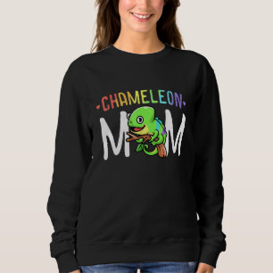 Sudadera Camaleón Mamá Mascota Reptil Lagarto Madre