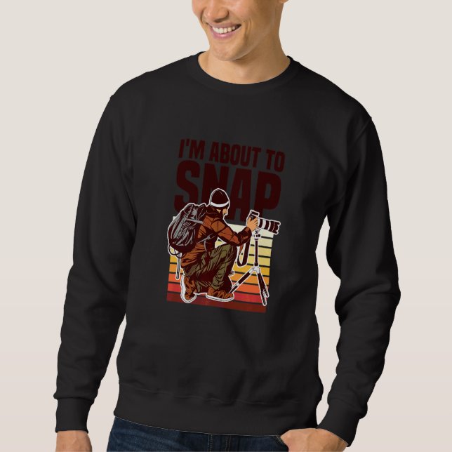 Sudadera Cámara de fotografía retro que estoy a punto de fo (Anverso)
