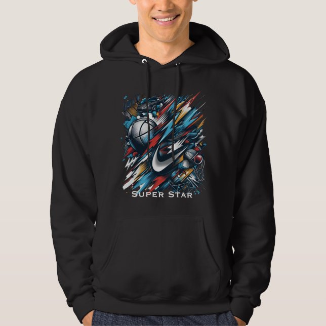 Sudadera Cámara de pasión deportiva dinámica - Negrita, acc (Anverso)