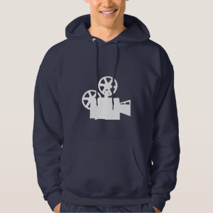 Sudadera Cámara de película azul