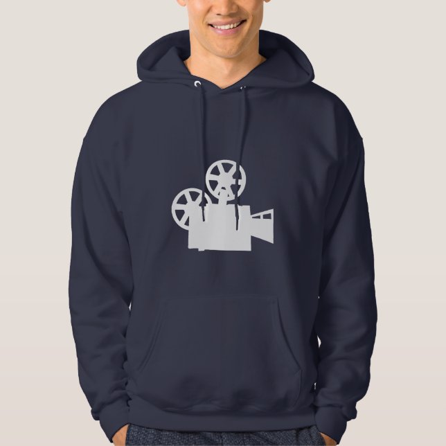 Sudadera Cámara de película azul (Anverso)