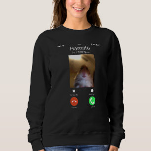 Sudadera Cámara delantera V con el Hámster del Tanque del D
